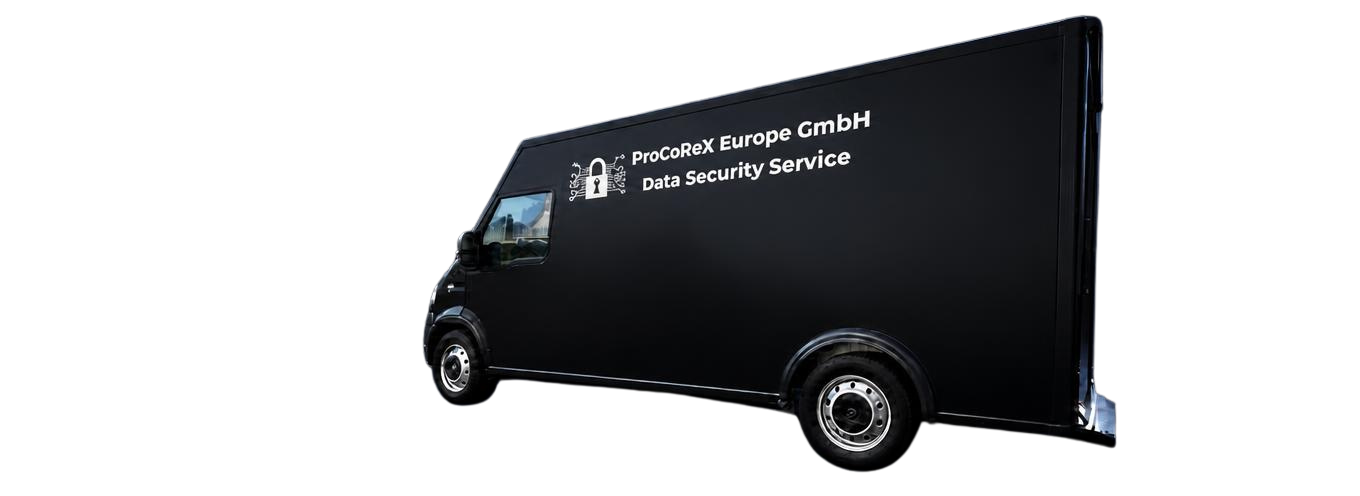 Eigener ProCoReX Geld- und Werttransporter für sensible Datenträger – KI-Generiert